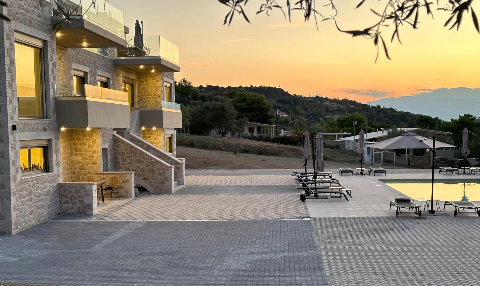 Topos Luxury Stay Heraion Loutraki  Bagian luar foto